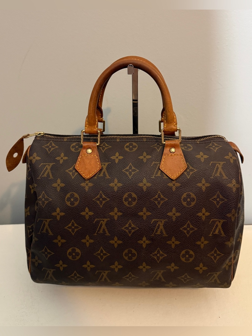Louis Vuitton Speedy 30 Brown Monogram Satchel With Lock & Key - Picture 3 of 17